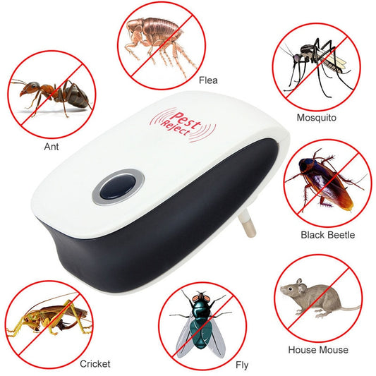 Elektronisches Ultraschall Gesundes Wiederaufladbares Anti-Mücken-Insekten-Schädlings-Ablehnendes Maus-Repellent Praktisches Zuhause EUUS-Stecker - nargis