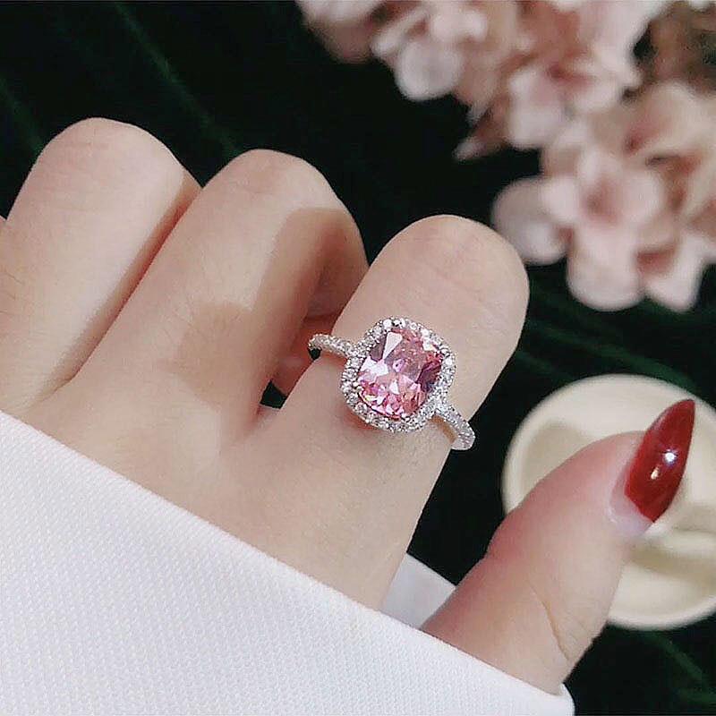 Rings For Women Bridal Wedding Anelli Trendy Jewelry Engagement Ring White Gold Color Anillos - nargis