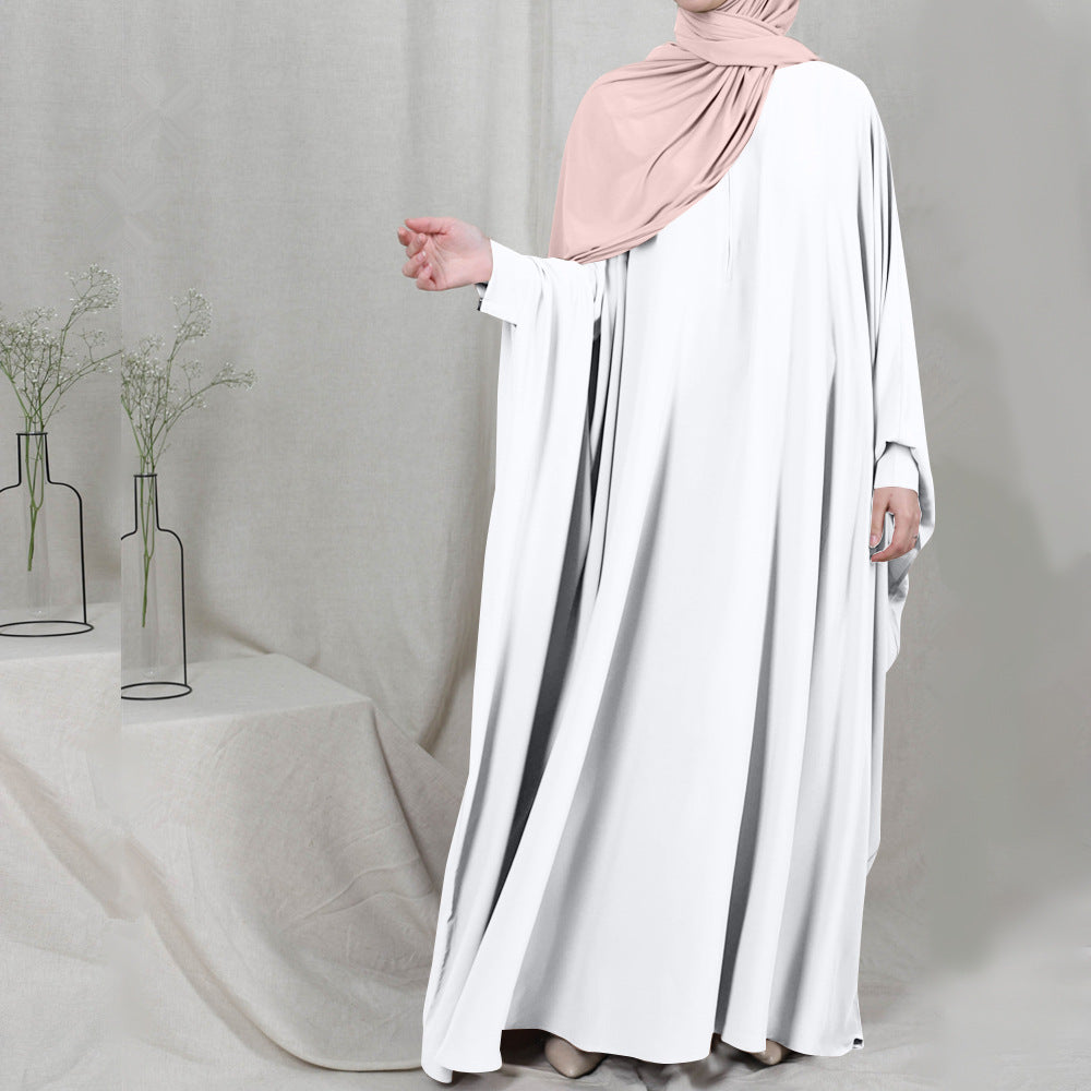 Eid Hooded Muslim Women Hijab Dress Prayer Garment Jilbab Abaya Long Khimar Full Cover Ramadan Gown Abayas Islamic Clothes Niqab - nargis