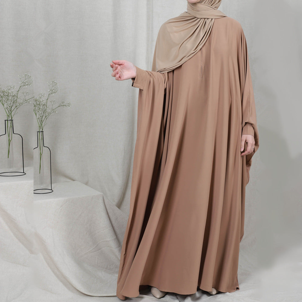 Eid Hooded Muslim Women Hijab Dress Prayer Garment Jilbab Abaya Long Khimar Full Cover Ramadan Gown Abayas Islamic Clothes Niqab - nargis